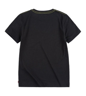 Levi's  Tshirt manches courte noir logo jaune