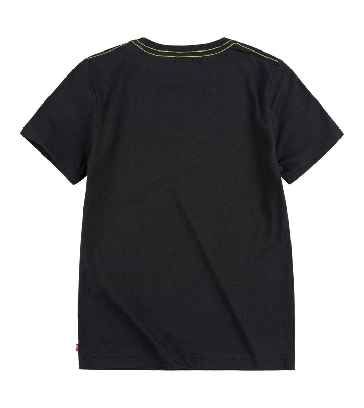 Levi's  Tshirt manches courte noir logo jaune